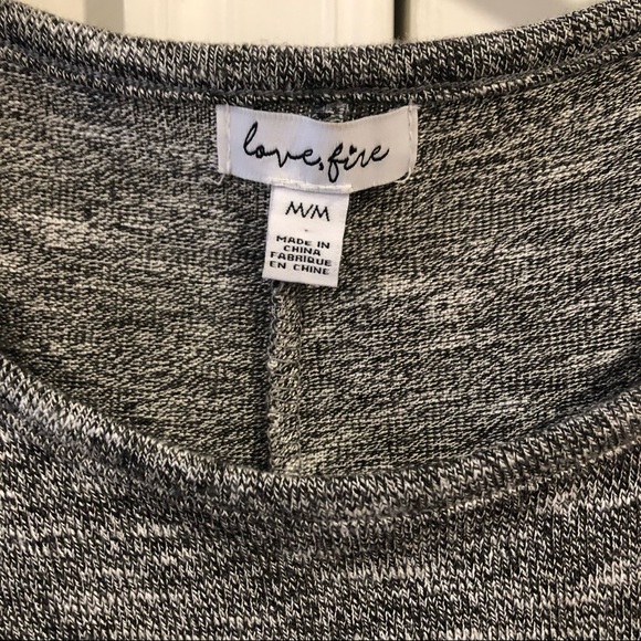 Ruched grey long sleeve dress - Picture 2 of 2